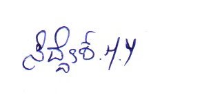Signature preview