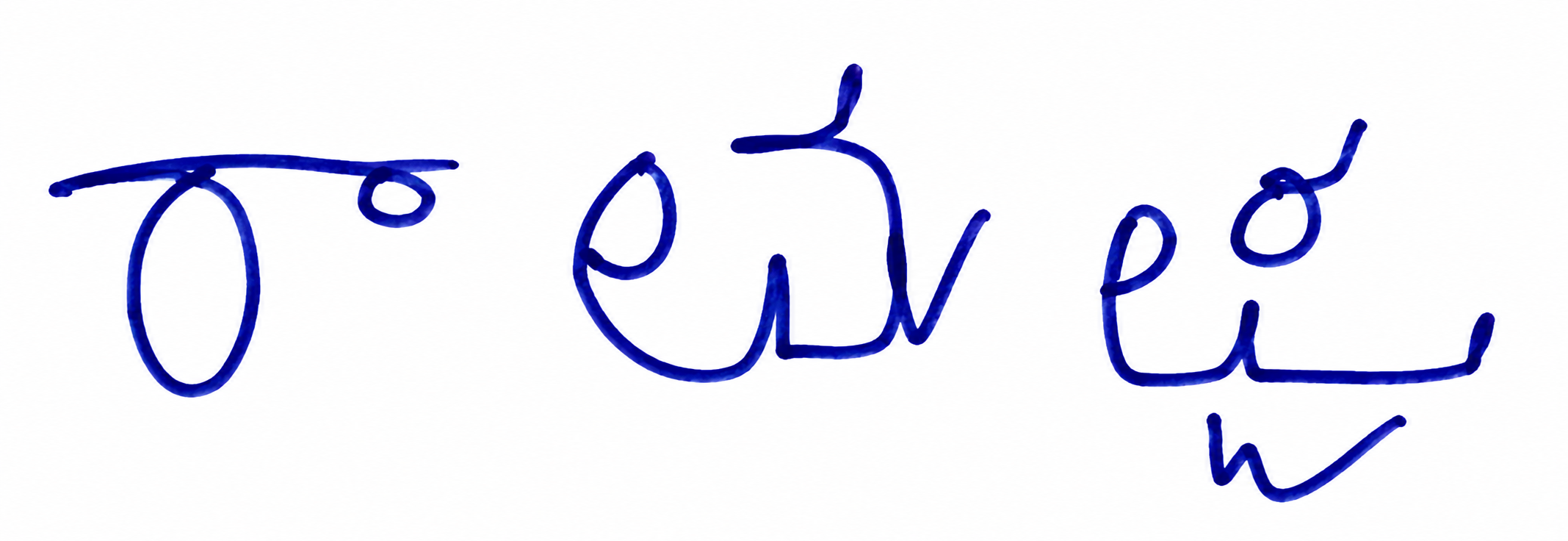 Signature preview