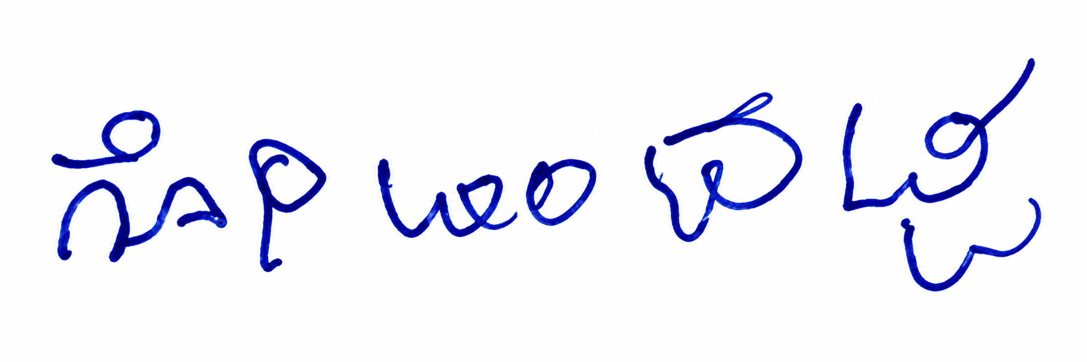 Signature preview