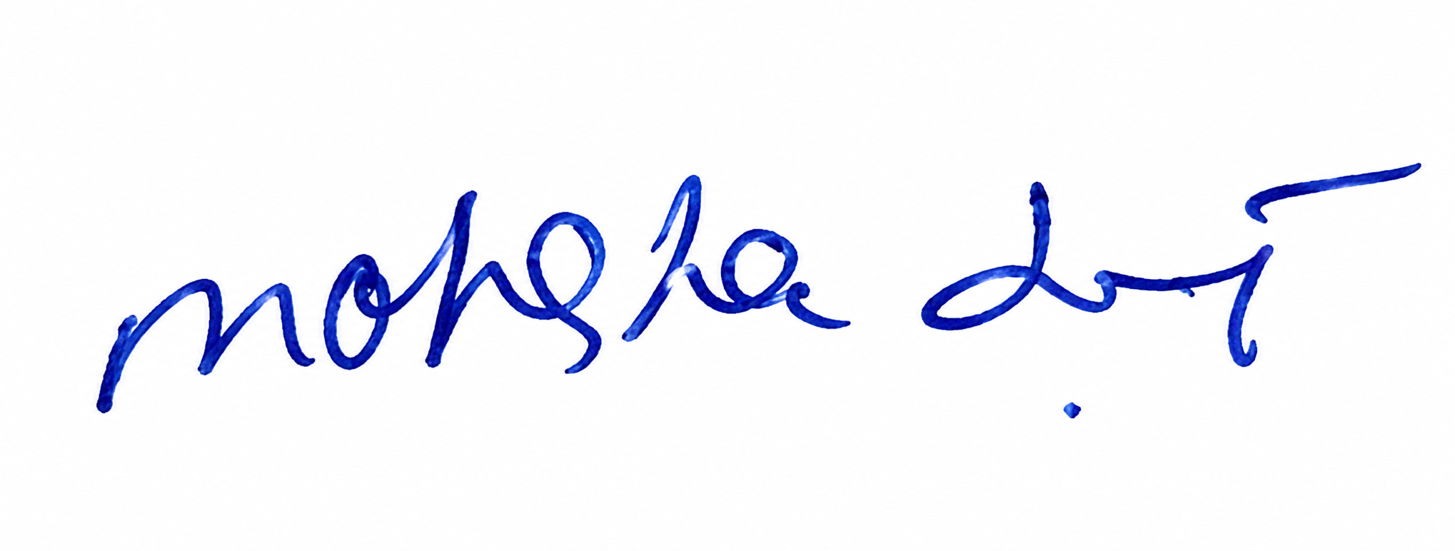 Signature preview