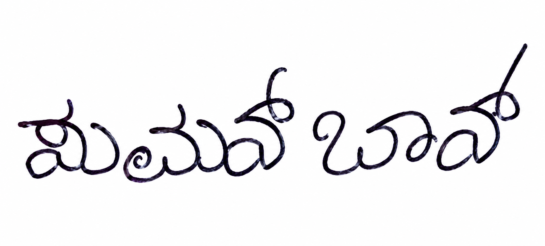 Signature preview