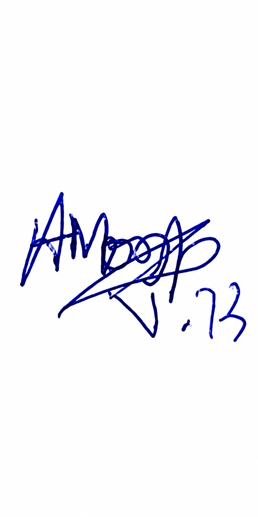 Signature preview